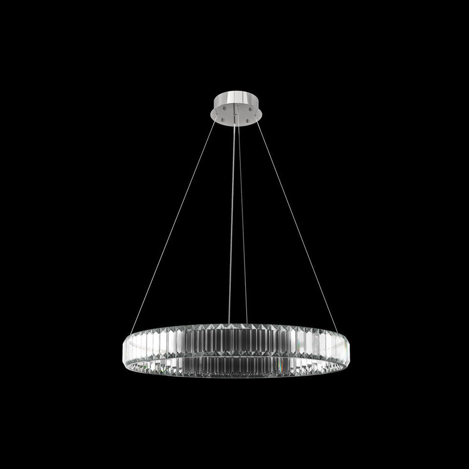 Фото №4  Подвесной светильник 10135/600 Chrome Подвесной светильник LOFT IT Crystal ring