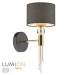 Превью фото №1  LUMION 4516/1W NEOCLASSI LN26 068 античная латунь, черный Бра E27 60W 220V SANTIAGO