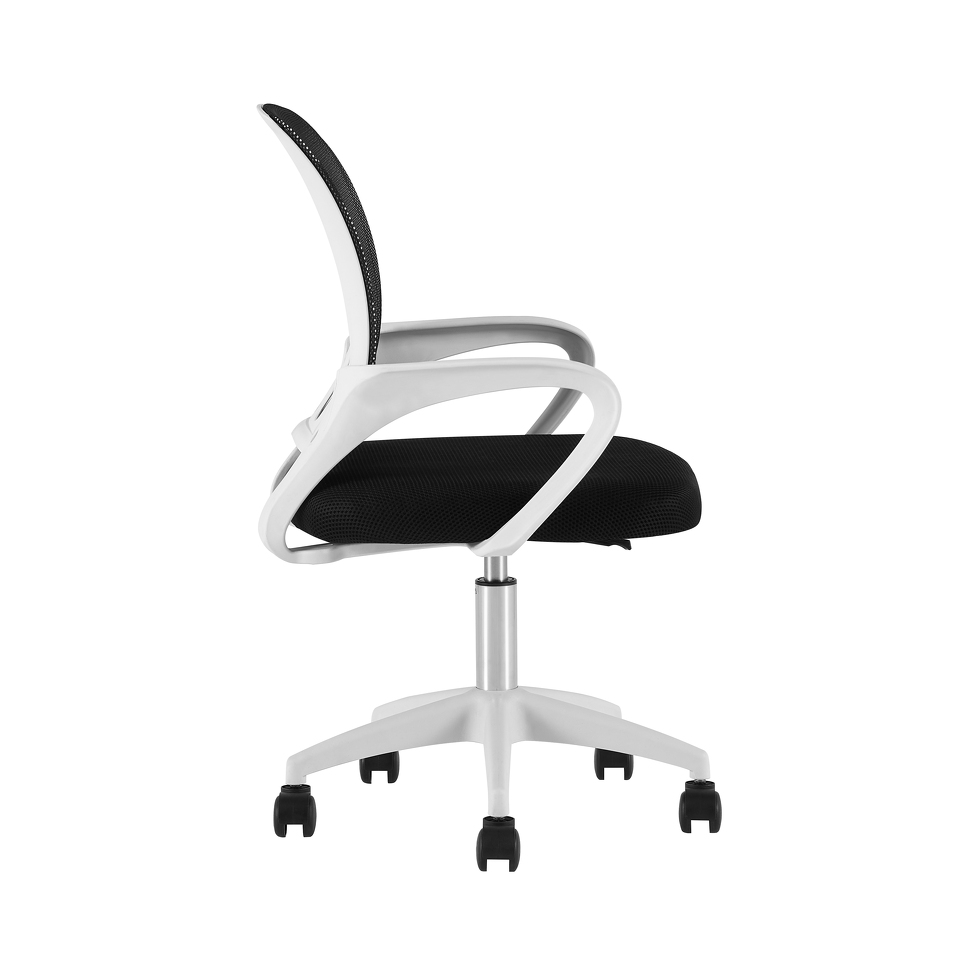 Фото №4  Кресло офисное TopChairs Simple SN черный пластик белый