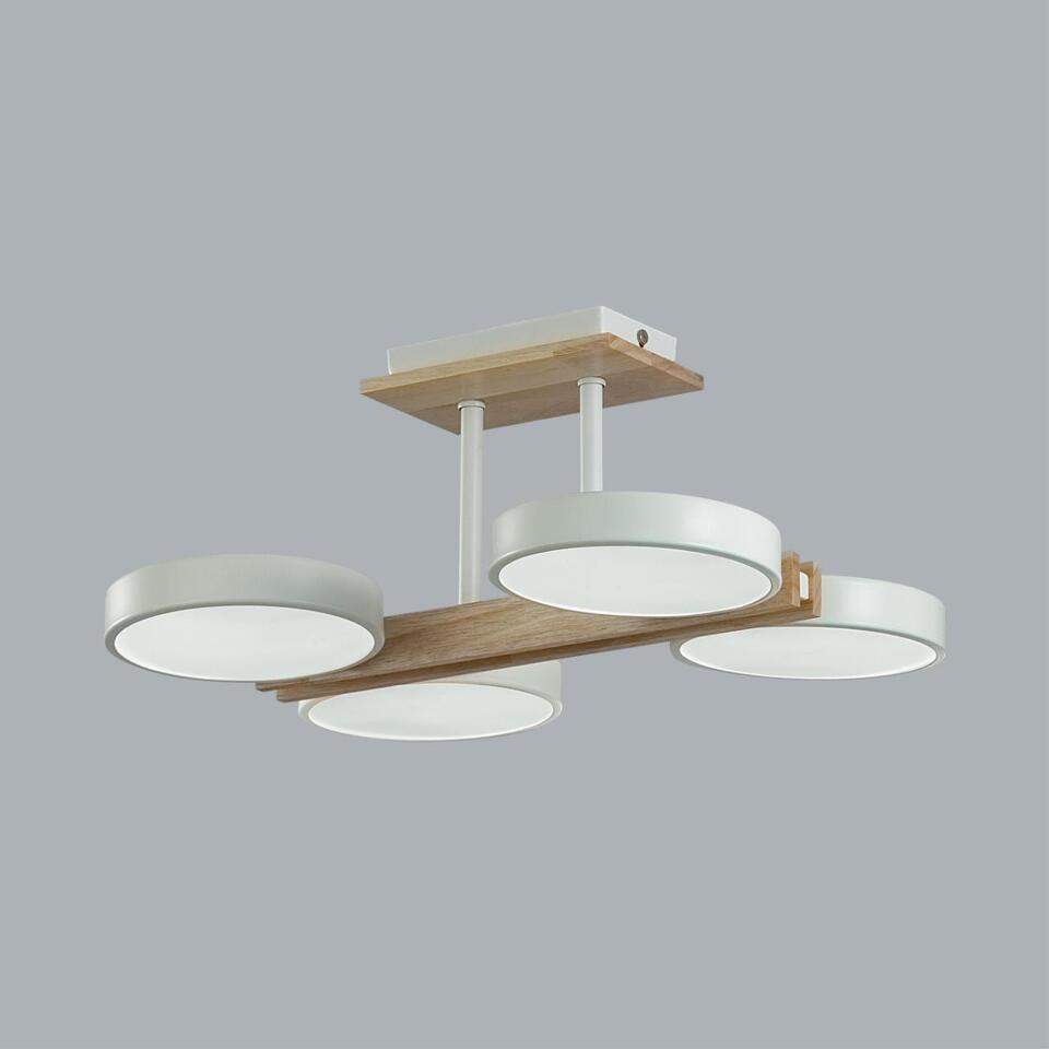 Фото №9  LUMION 8030/72CL LEDIO LN26 345 белый, дерево/металл/акрил Потолочный светильник LED 72W 3000/4000/6000К 220V PLATO