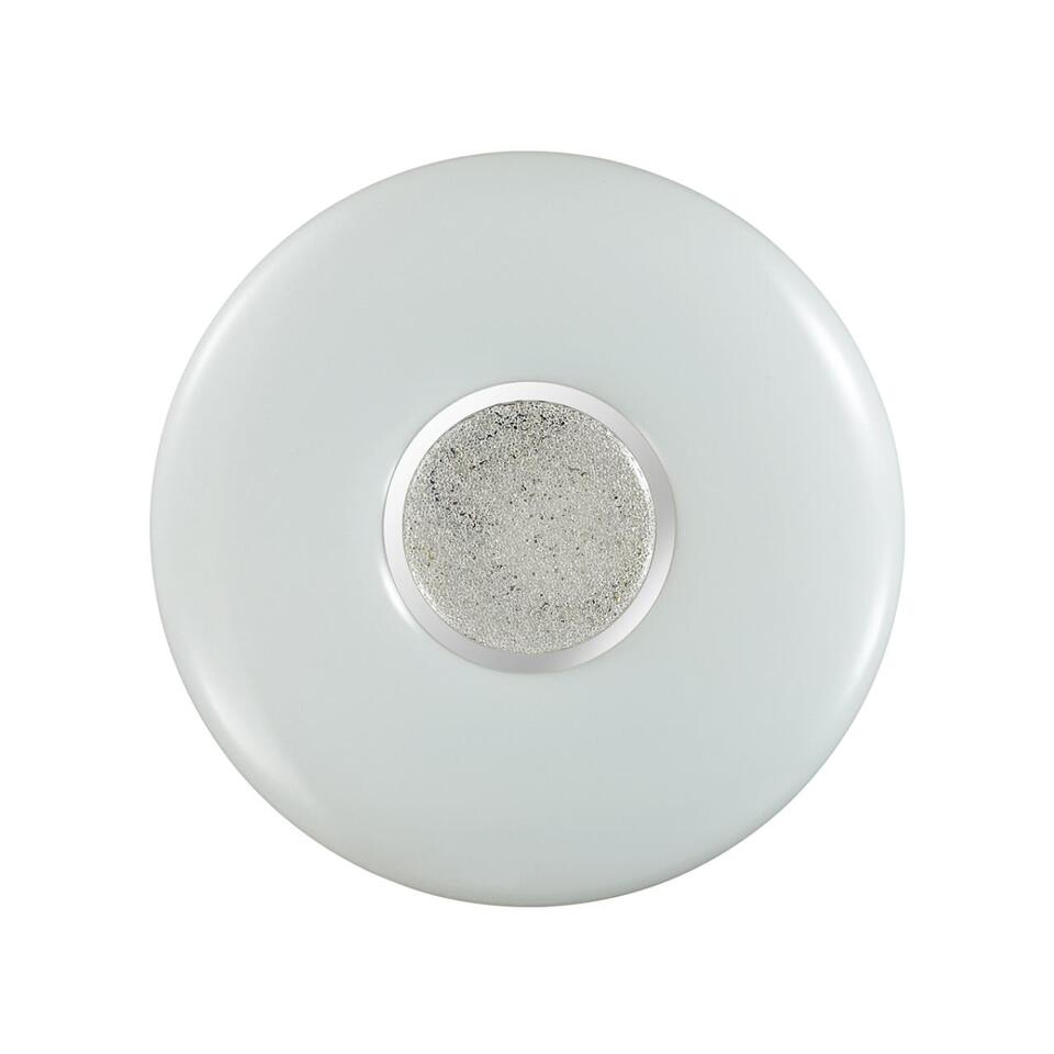 Фото №5  SONEX 2074/DL PALE SN 000 Светильник пластик/белый/хром/прозрачный LED 48Вт 3000-6300K D410 IP43 пульт ДУ LAZANA