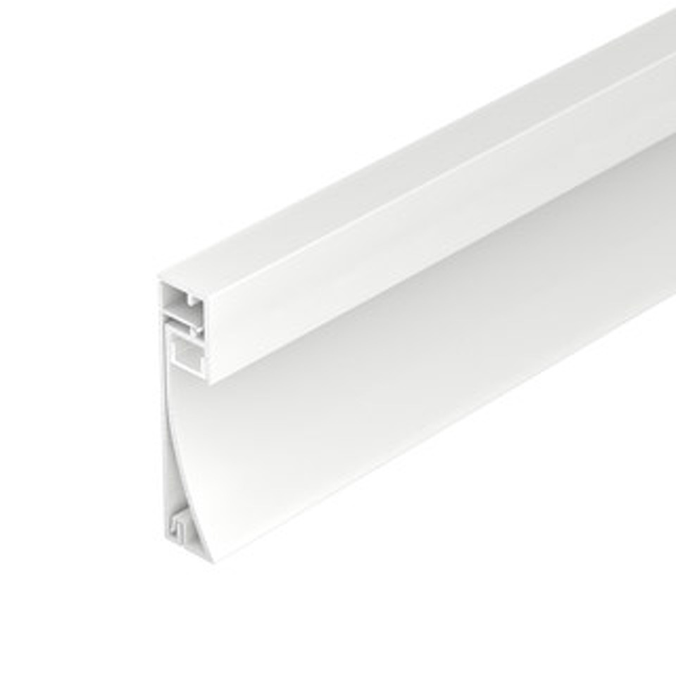 Фото №1  Arlight Профиль PLINTUS-H54-2000 WHITE ( Алюминий)