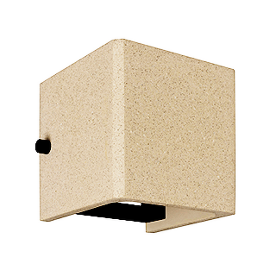 Фото №1  Arlight Светильник LGD-PERAN-WALL-S120x120-6W Warm3000 (Light ivory, 0-80 deg, 230V) ( IP65 Бетон, 3 года)