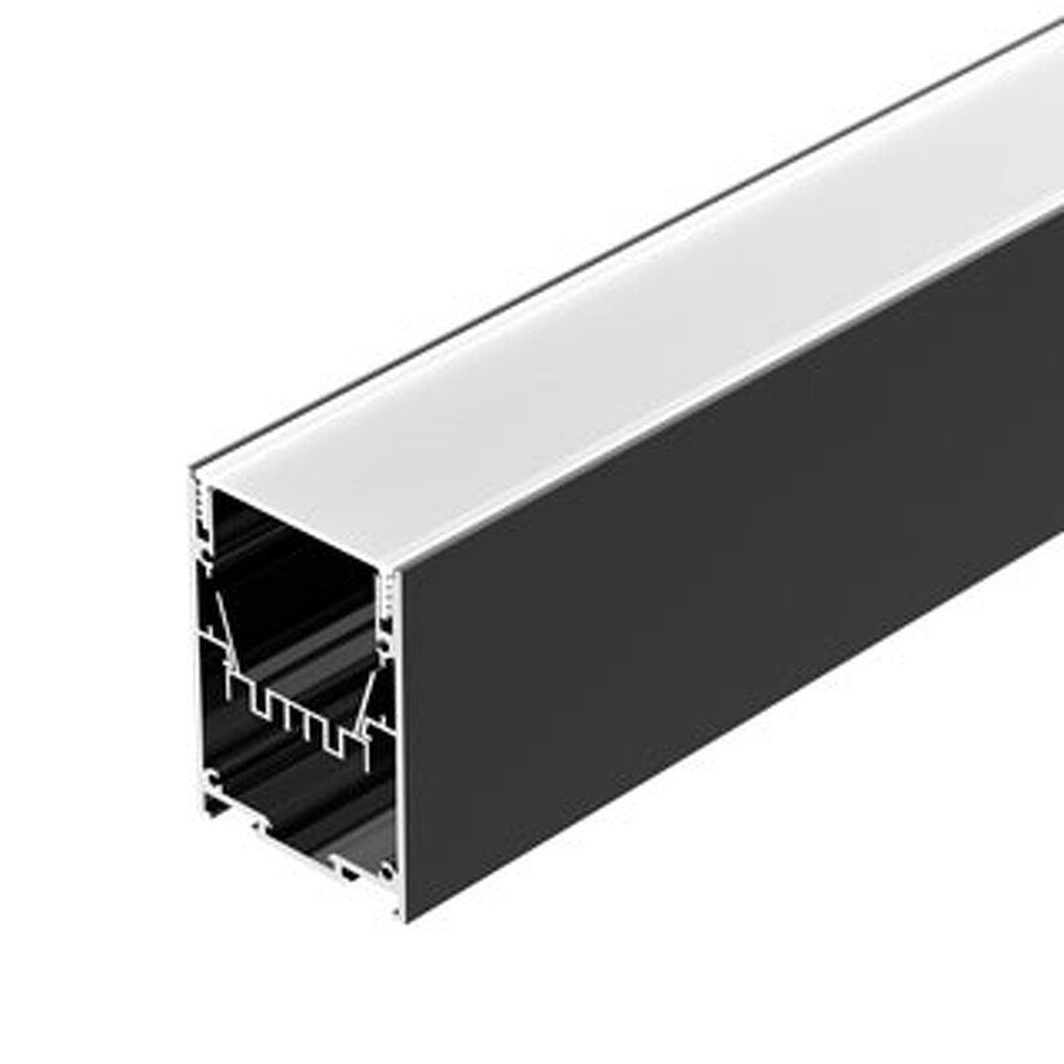 Фото №1  Arlight Профиль IP-LINE-5475-2000 BLACK ( Алюминий)