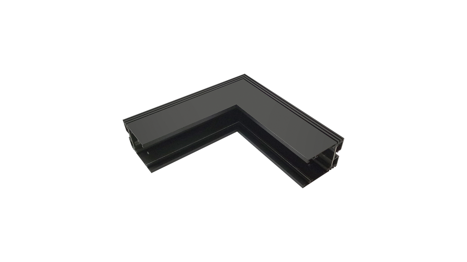Фото №1  SWG PRO Коннектор угловой настенно-потолочный SY Черный Муар SY-601902-CN-BLMR-PCB Серебро