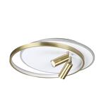 Превью фото №1  Люстра LUMION 5603/63CL LEDIO LN26 290 белый, золотой Люстра потолочная LED диммир. с ДУ 71W 3000-6000К 220V NAOKO