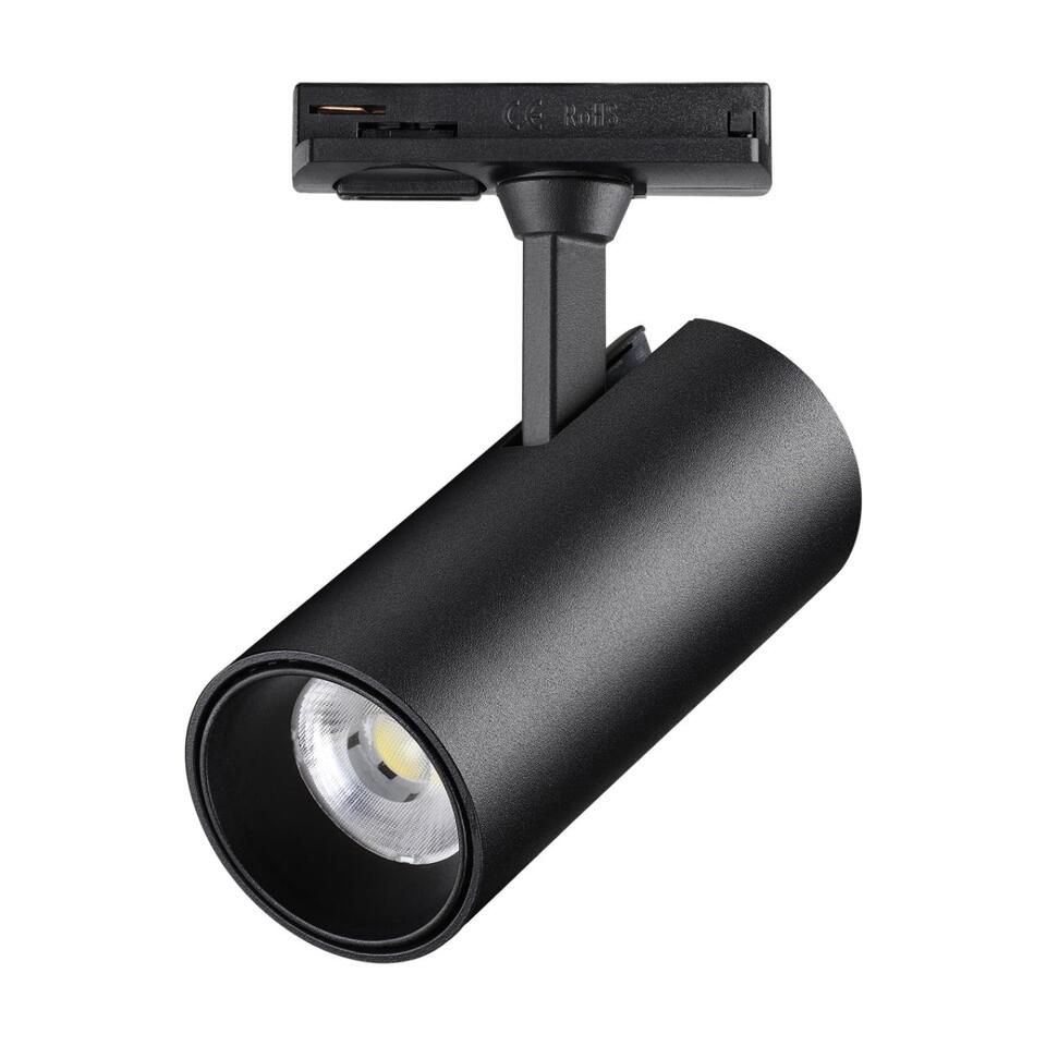 Фото №6  NOVOTECH 359157 PORT NT23 200 черный Светильник трековый однофазный двухжильный IP20 LED 24W 220V 3000К 2300Лм SELENE