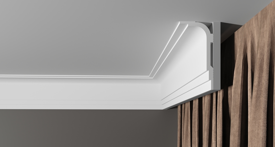 Фото №7  Карниз Decor-dizayn DD516/Карниз (120х60х2000мм)/10, шт