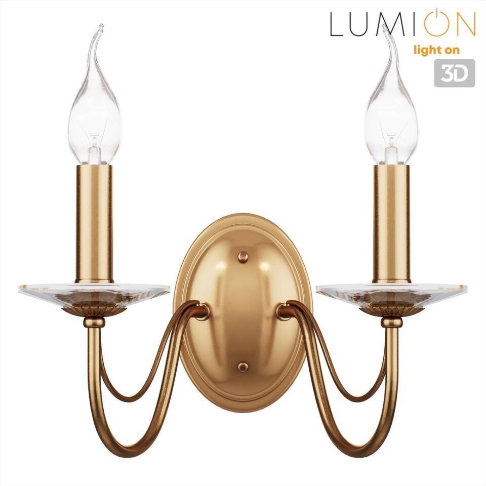 Фото №9  LUMION 8033/2W CLASSI LN26 000 металл/стекло, медь/прозрачный Бра E14 2*40W 220V INCANTO