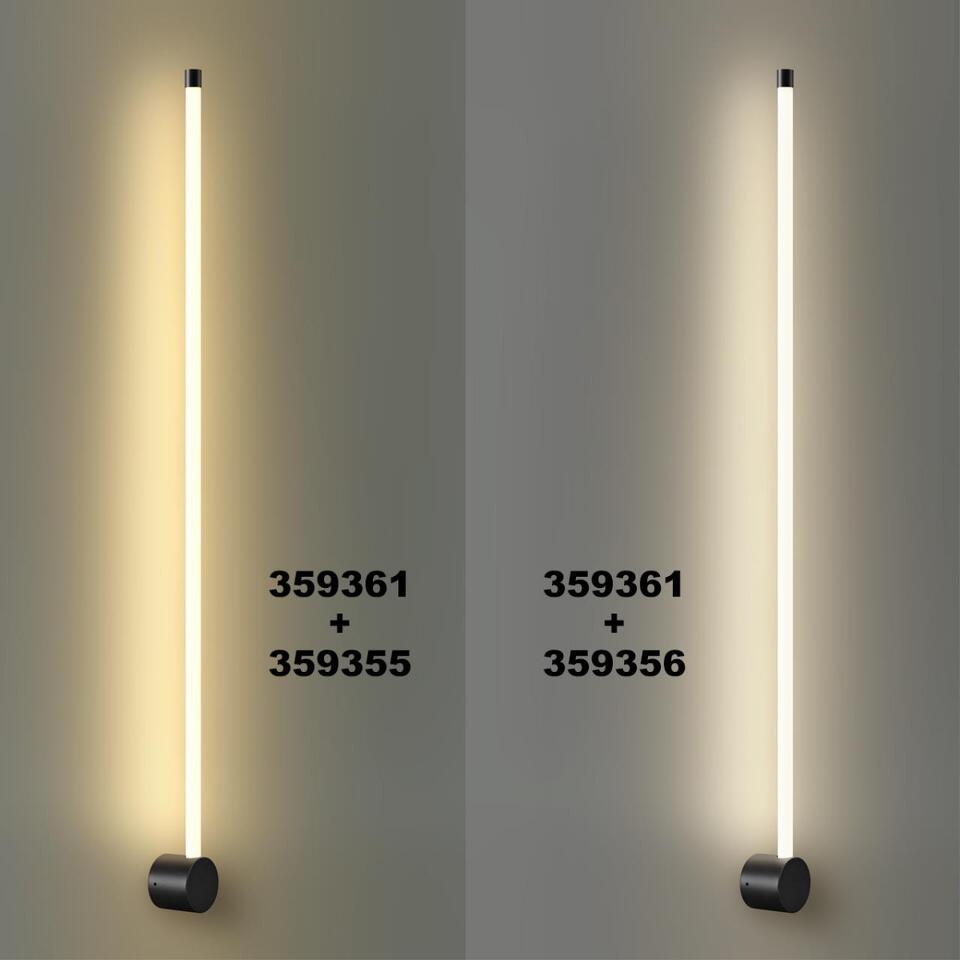 Фото №8  NOVOTECH 359355 KONST NT24 050 черный Светильник линейный светодиодный IP20 LED 15W 170-265V 3000K 1232Лм VITZ