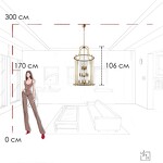 Превью фото №10  Подвесной светильник 10456/12 AB Подвесной светильник LOFT IT Lighthouse