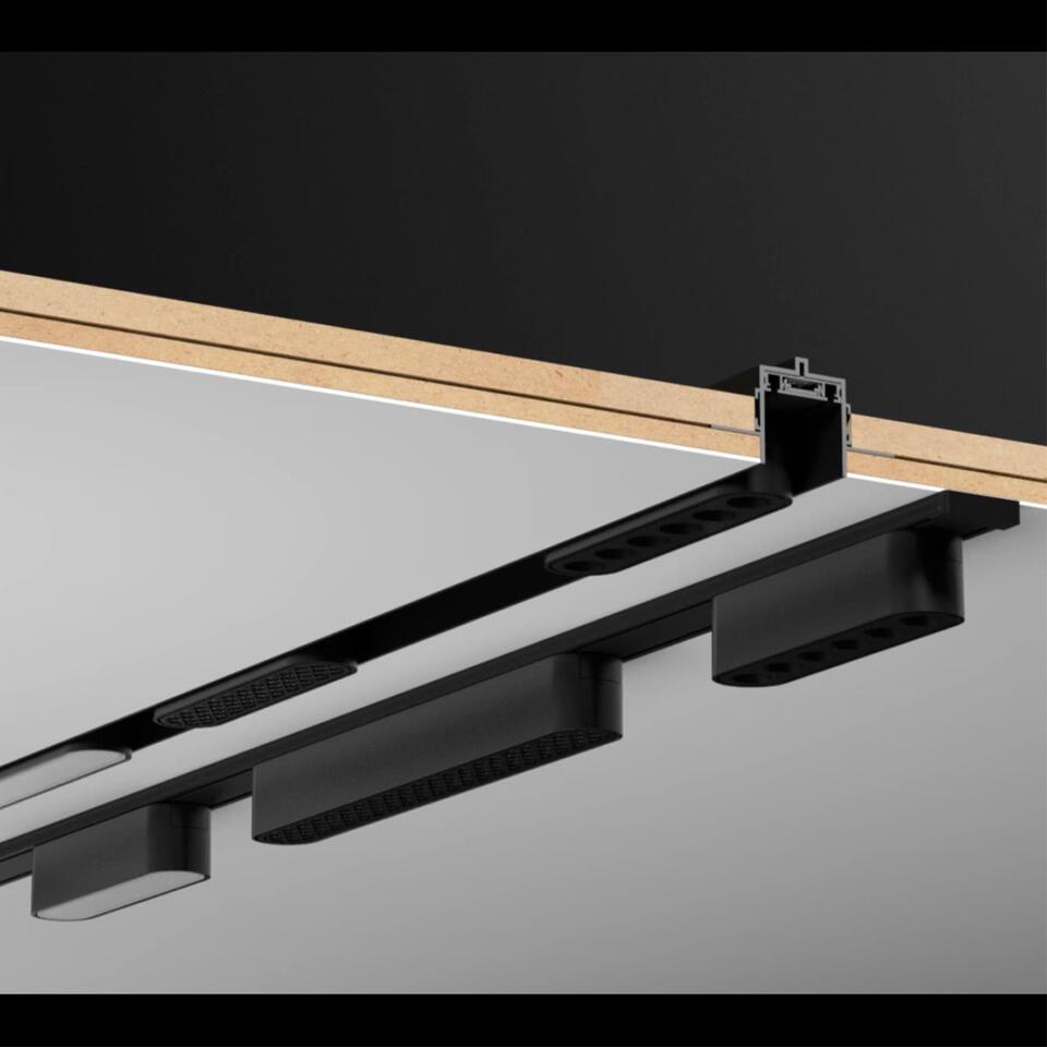 Фото №7  NOVOTECH 135198 SHINO NT23 172 белый Низковольтный шинопровод для встраиваемого монтажа в ГКЛ 1м IP20 48V SMAL