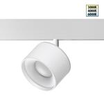 Превью фото №2  NOVOTECH 358979 SHINO NT22 150 белый Трековый светильник для низковольного шинопровода с переключ. цв. температуры IP20 LED 3000К\4000К\6000К 12W вниз + 3W вве