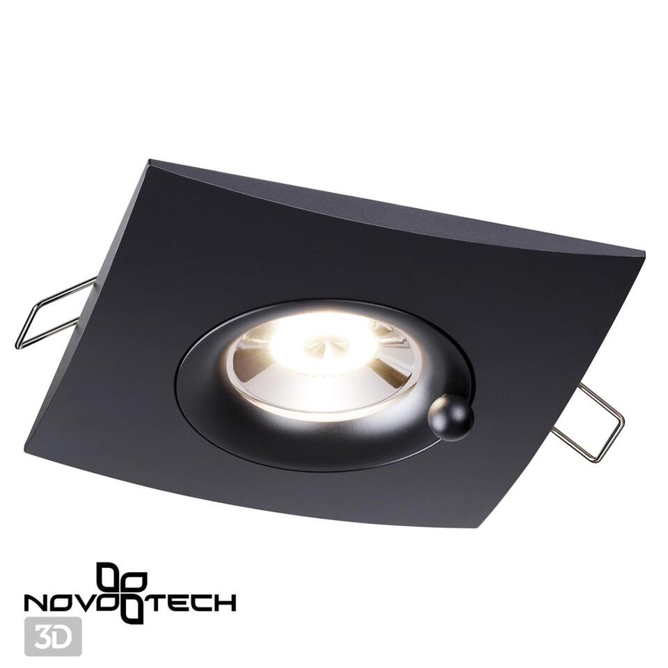 Фото №3  NOVOTECH 370796 SPOT NT21 530 черный Светильник встраиваемый влагозащищенный IP44 GU10 50W 220V WATER