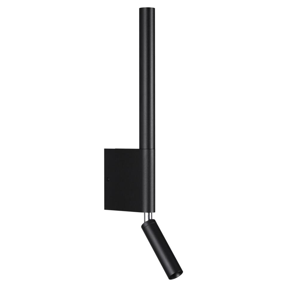 Фото №10  NOVOTECH 359436 OVER NT24 292 черный Светильник настенный с выключателем IP20 LED 5W+3W 220-240V 3000K 320Лм FERMO