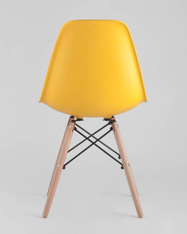 Фото №10  Стул Eames DSW желтый