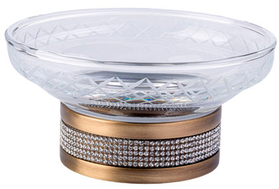Фото №1  Boheme Настольная мыльница ROYALE CRISTAL BR
