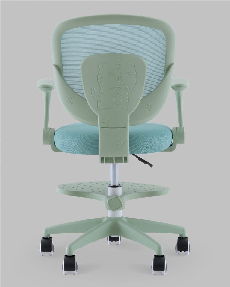 Фото №9  Кресло TopChairs Mila голубой