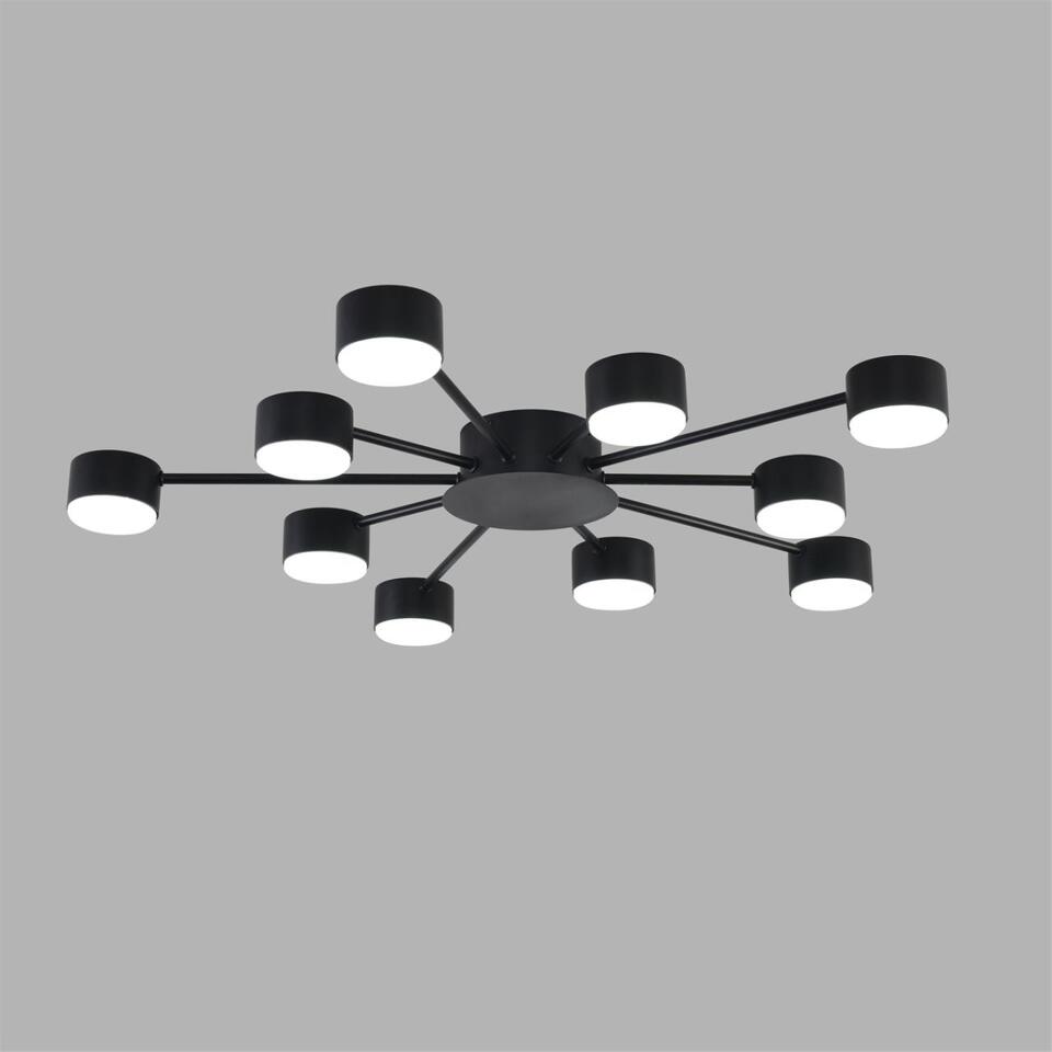 Фото №6  Люстра LUMION 8344/10C COMFI LN26 251 черный, металл Люстра GX53 LED 10*7W 220V TORINA