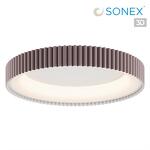 Превью фото №1  SONEX 7766/56L AVRA LED SN 576 Светильник металл/белый/мокко LED 56Вт 3000/4000/6000K D500 IP43 ССТ SHARMEL
