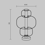 Превью фото №8  Настольная лампа Настольный светильник Maytoni MOD364TL-L15B3K