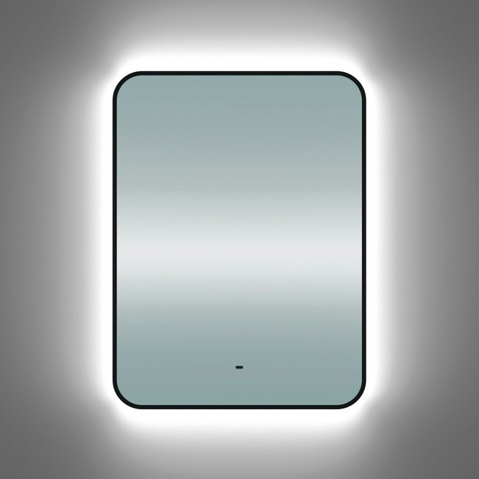 Фото №15  Teymi Зеркало Solli Black Soft Line 60x80, LED подсветка, сенсор на взмах T20233S