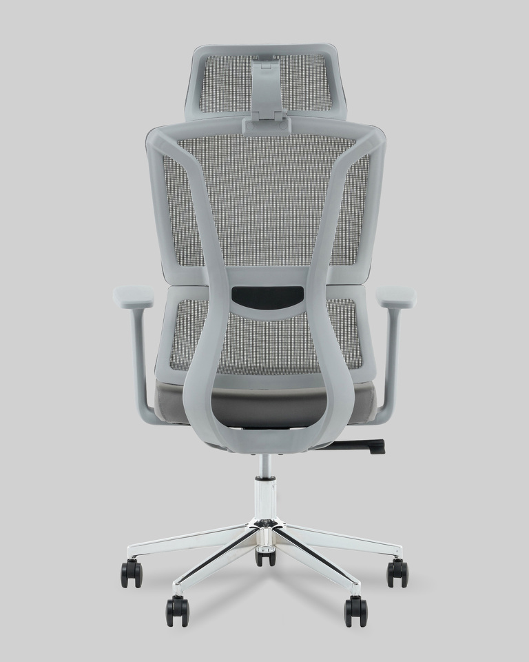 Фото №10  Кресло офисное TopChairs Forward серый