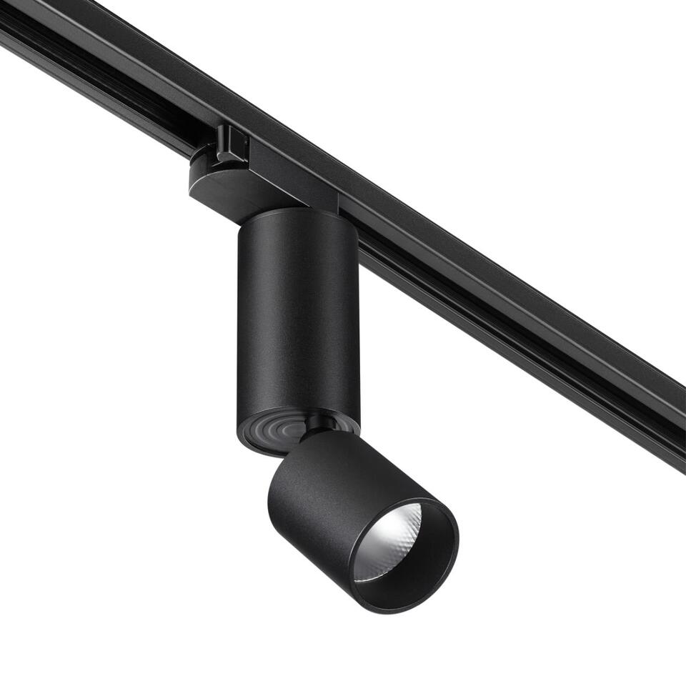 Фото №10  NOVOTECH 359321 PORT NT24 210 черный Светильник трековый однофазный трехжильный IP20 LED 10W 85-265V 3000K 1100Лм TUBO