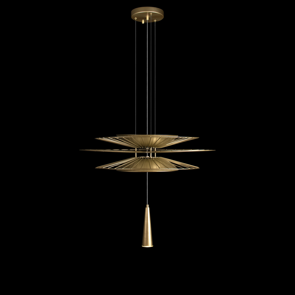 Фото №7  Подвесной светильник 10141B/600 Gold Подвесной светильник LOFT IT Star