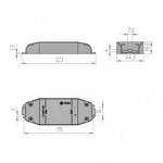 Превью фото №2  PULSE Блок питания AC-230/DC-12V, IP20, 30W (LSA-PS12V-IP31-30W)