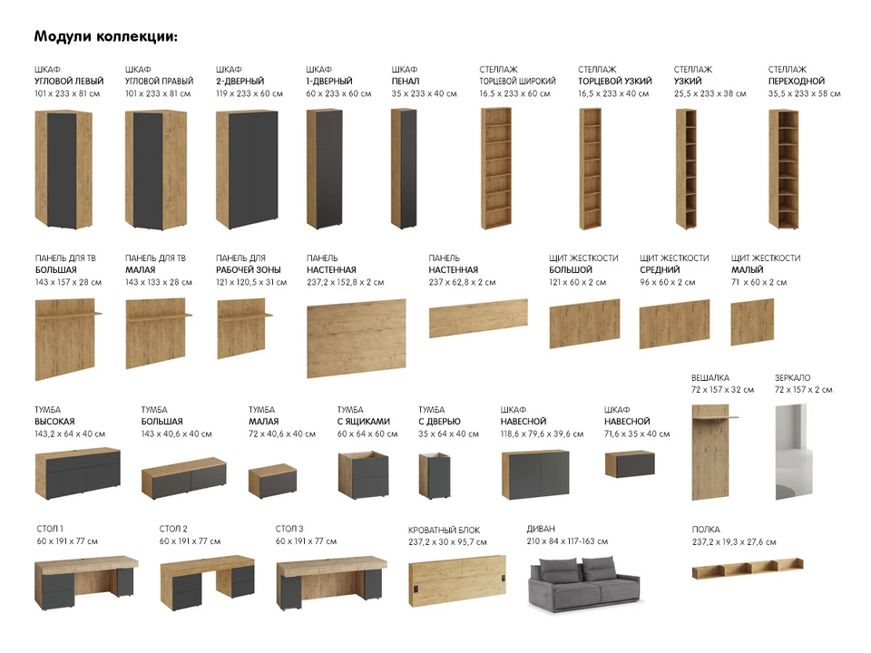 Фото №4  Шкаф OGOGOHOME Шкаф угловой Modus правый