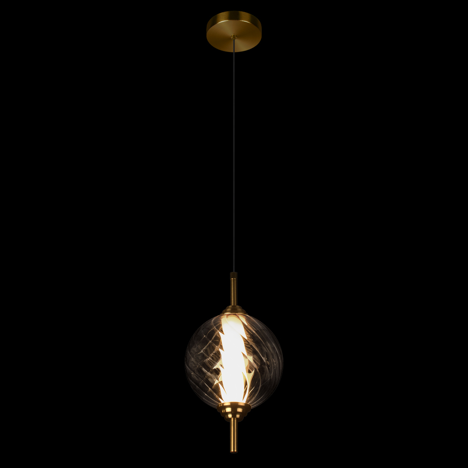 Фото №9  Подвесной светильник 10421/B Smoke Подвесной светильник LOFT IT Helix