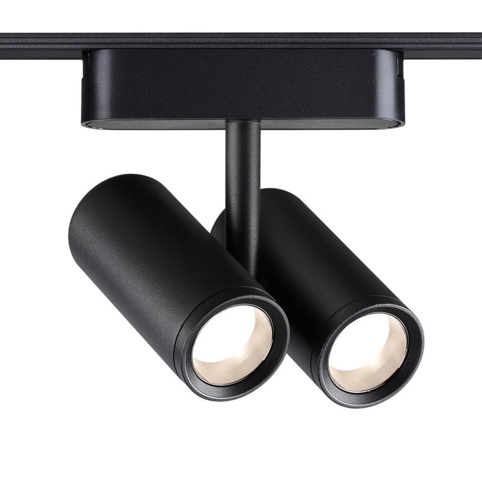 Фото №5  NOVOTECH 359108 SHINO NT23 186 черный Трековый светильник для низков. шинопровода IP20 LED 4000K 2*8W 48V 1360Лм SMAL