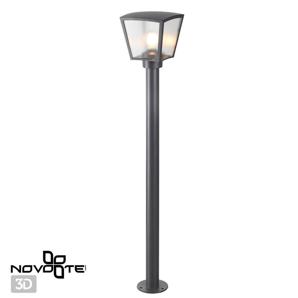 Фото №4  NOVOTECH 370944 STREET NT23 656 темно-серый Светильник ландшафтный IP54 E27 18W 220-240V PARK