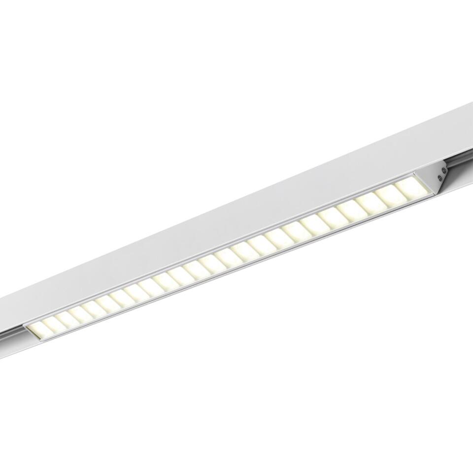 Фото №5  NOVOTECH 358419 SHINO NT20 152 белый Трековый светильник для низков. шинопровода IP20 LED 4000K 24W 48V FLUM