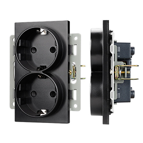 Фото Arlight Механизм электрической розетки SCT-MEUD-PL-BK (250V, 16A) ( -)