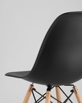 Превью фото №9  Стул Eames Style DSW черный (разборный каркас)