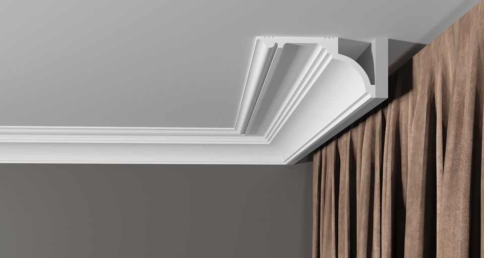 Фото №7  Карниз Decor-dizayn DD517/Карниз (120х60х2000мм)/10, шт
