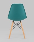 Превью фото №7  Стул Eames Style DSW темно-бирюзовый x4 (разборный каркас)
