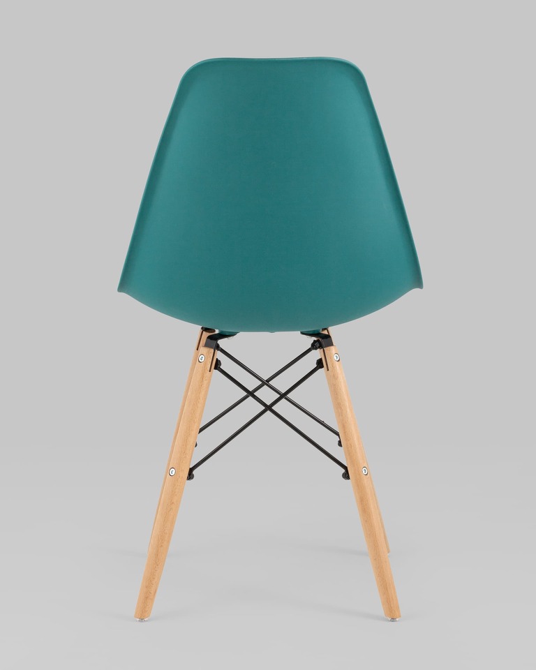 Фото №10  Стул Eames Style DSW темно-бирюзовый x4 (разборный каркас)
