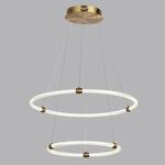 Превью фото №5  Подвесной светильник LUMION 8010/50L LEDIO LN25 000 золото/прозрачный, металл/акрилл Подвесной светильник LED 50W 220V 4000K TWINKLE