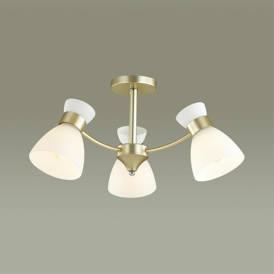 Фото №3  Люстра LUMION 4535/3C COMFI LN26 114 матовое золото Люстра потолочная E27 3*60W 220V WILMA