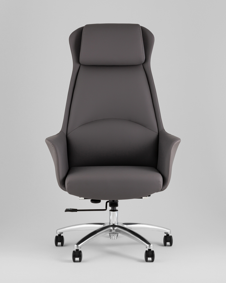 Фото №10  Кресло Кресло руководителя TopChairs Viking NEW серое