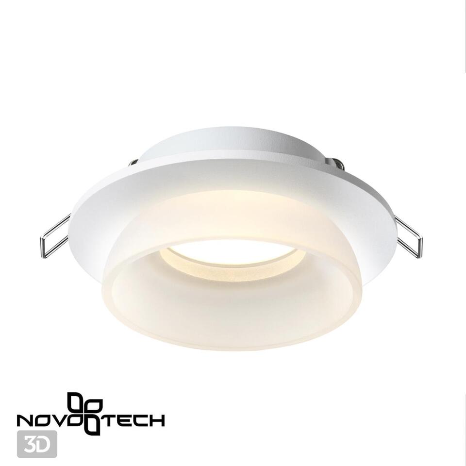 Фото №3  NOVOTECH 370722 SPOT NT21 511 белый Светильник встраиваемый IP20 GU10 9W 235V LIRIO