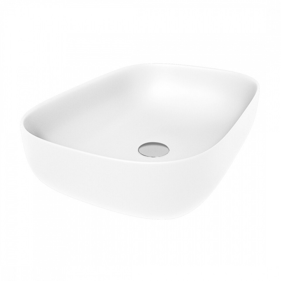 Фото №13  Раковина Teymi Раковина Solli 60 artceramic, накладная, Белая Матовая T50395
