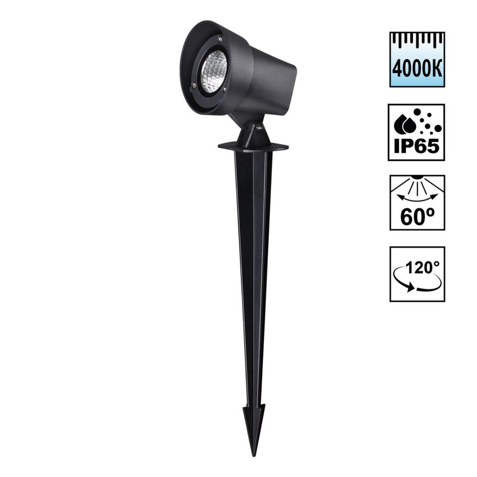 Фото №4  NOVOTECH 359530 STREET NT25 черный Светильник ландшафтный светодиодный грунтовый IP65 LED 13W 110-240V 1040Лм 4000К LANDSCAPE