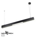Превью фото №1  Подвесной светильник NOVOTECH 358872 OVER NT22 338 черный Светильник накладной/подвесной светодиодный (длина подвесов 1,2м) IP20 LED 4000K 30W 220V ITER