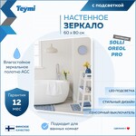 Превью фото №2  Teymi Зеркало Solli Oreol Pro 60х80, LED подсветка, сенсор