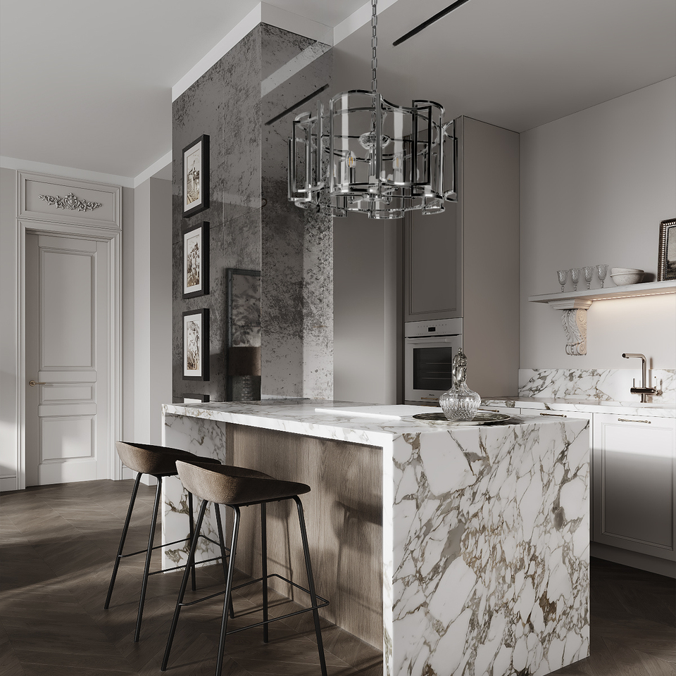 Фото №9  Подвесной светильник 10433/6 Подвесной светильник LOFT IT Reflection