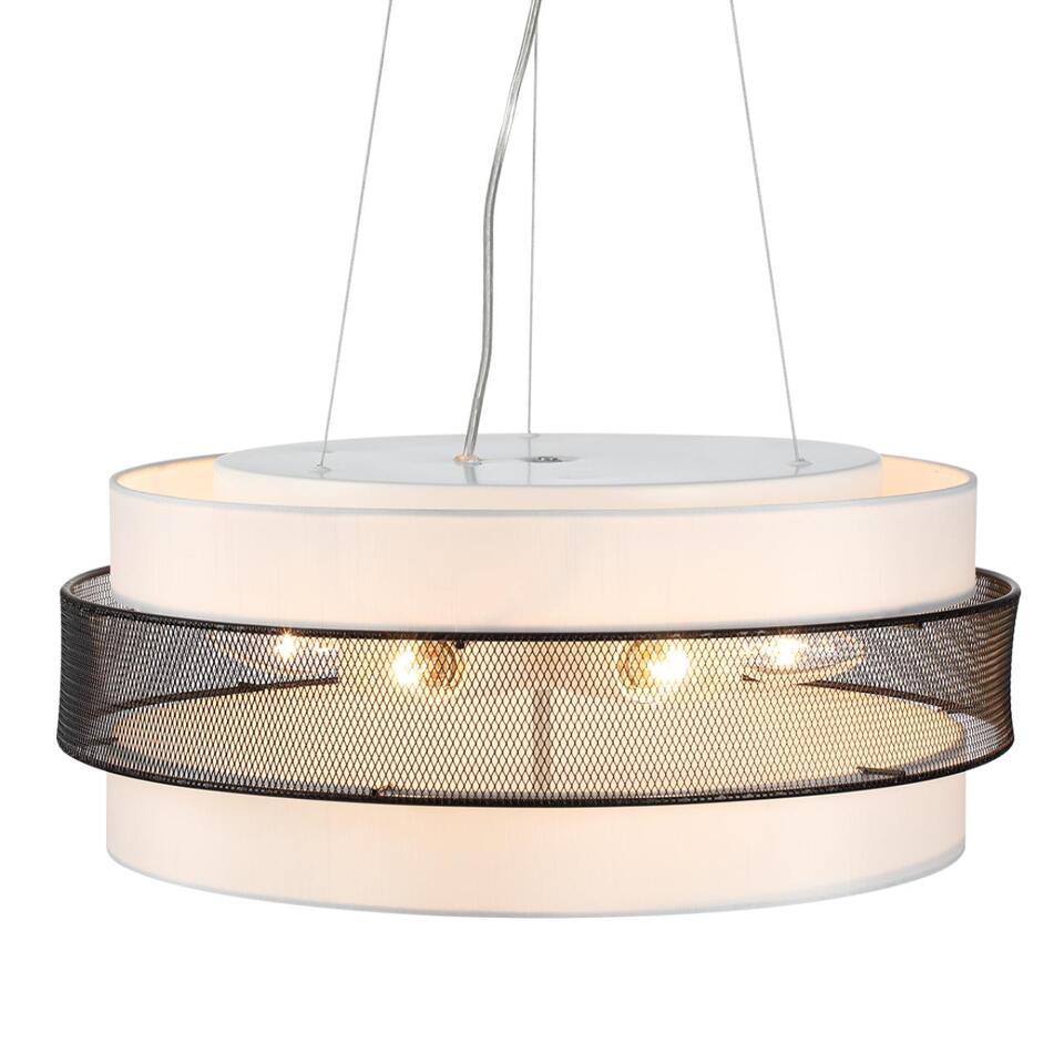 Фото №12  LUMION 8002/6C MODERNI LN25 000 белый, черный металл/металл, текстиль Потолочный светильник Е27 6*60W 220V ANIMAISA